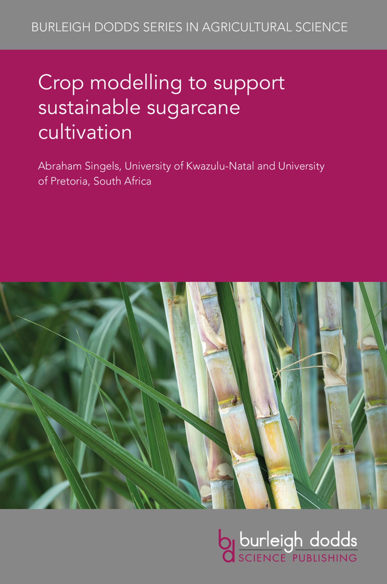 Cover image for Crop modelling to support sustainable sugarcane cultivation ISBN 9781838795856